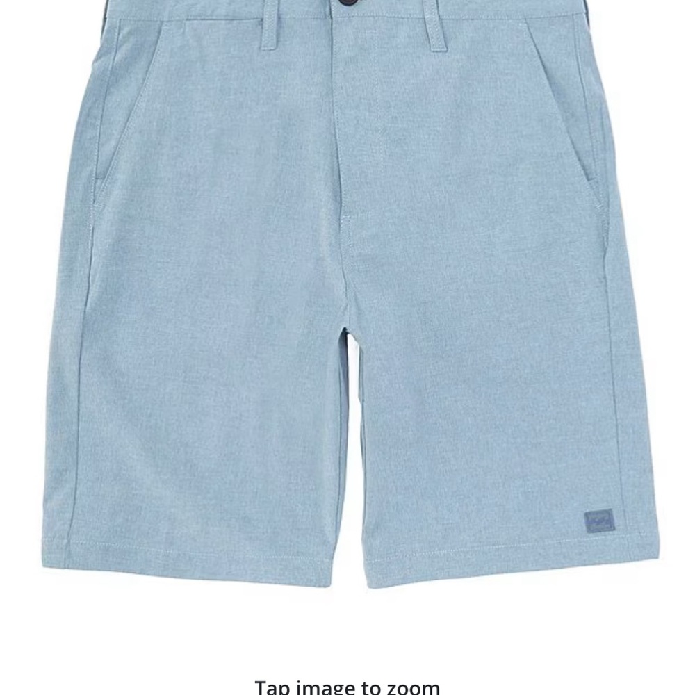 Billabong Blue Flat Front Shorts Lightweight Casual